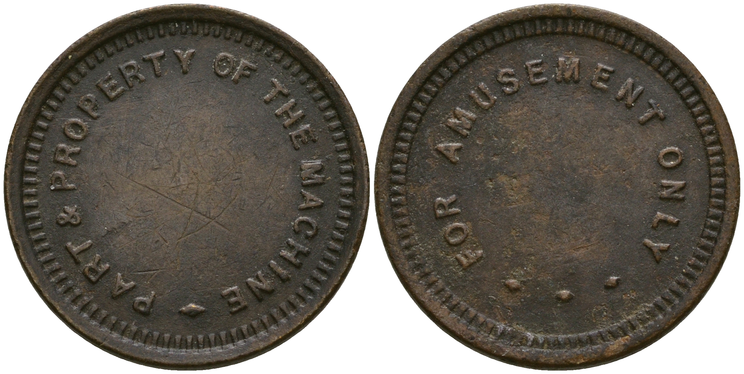 Европа жетон ND только для развлечений латунь 25-1244