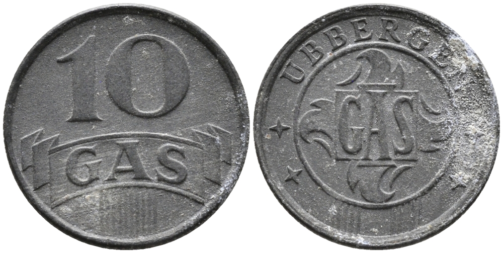 Нидерланды, Харлинген жетон на газ в 10 центов ND (1942) 99-1146