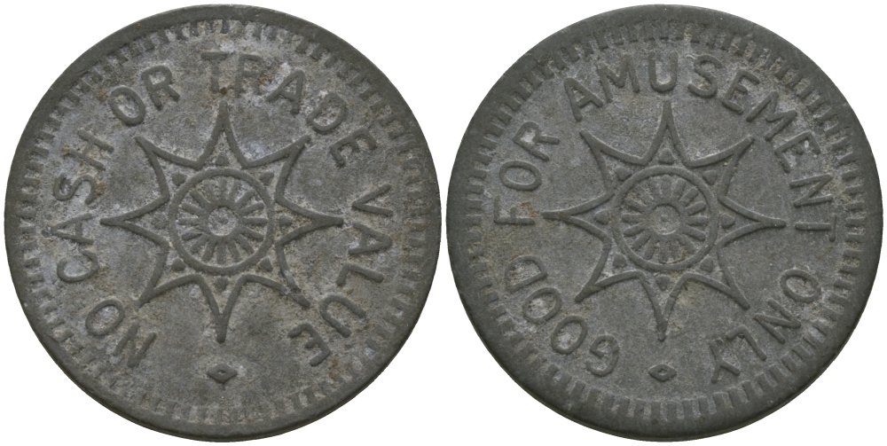 ЕВРОПА ЖЕТОН, ИГРОВОЙ ND цинк 99-461