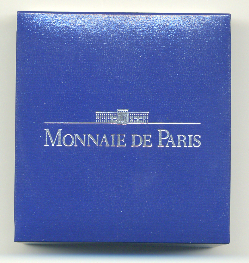 Франция 1 евро = 6,55957 франков 2000 стиль арт-нуво в архитектуре (XIX-XX веков) в оригинальной коробке, с сертификатом KM 1227 серебро PROOF 5-6-1-43