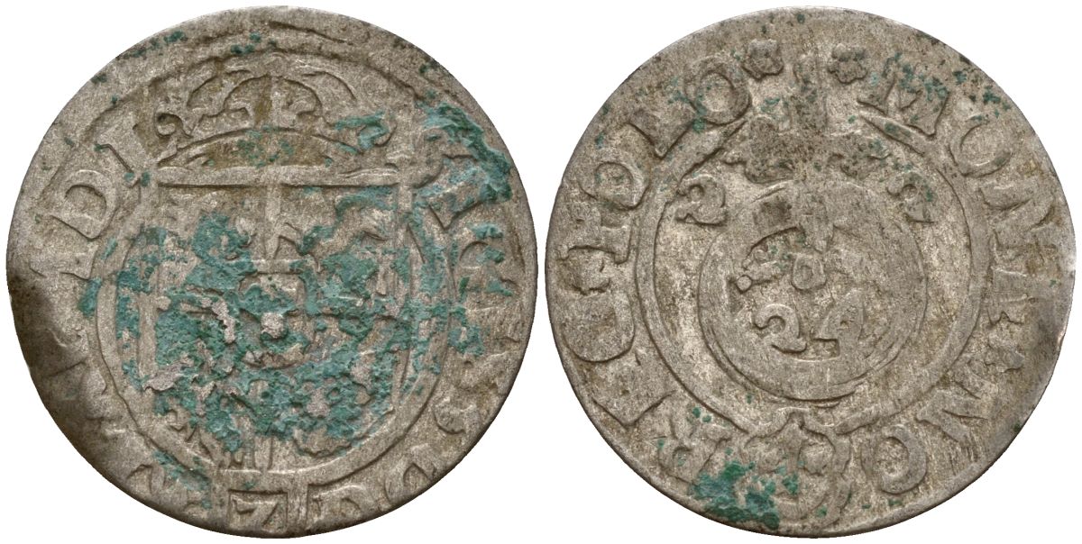 Польша 3 полкера (3 полторака - 1 крейцер) 1623 Сигизмунд III Ваза (1587-1632) Gorecki B.23 серебро 4158-1263