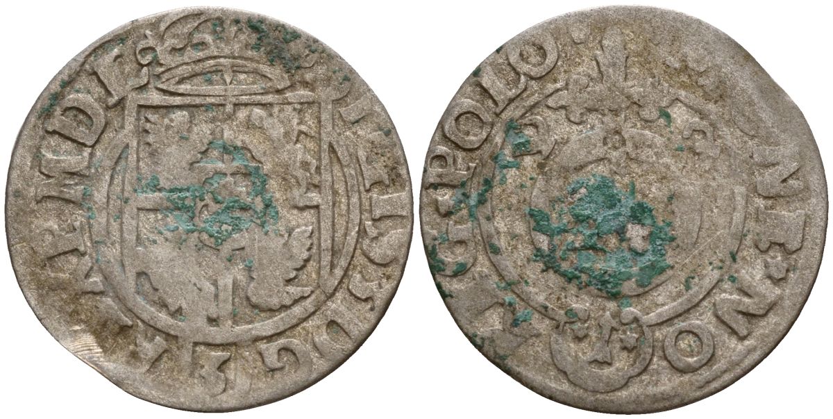 Польша 3 полкера (3 полторака - 1 крейцер) 1622 Сигизмунд III Ваза (1587-1632) Gorecki B.22 серебро 4158-1242