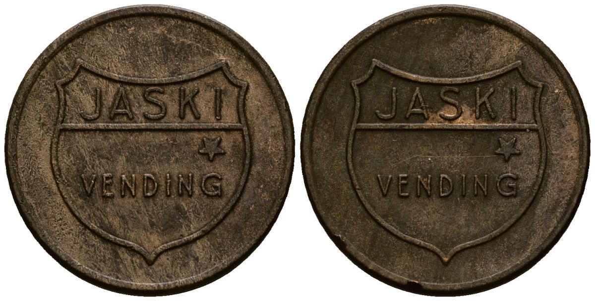 Нидерланды жетон ND JASKI VENDING латунь 4167-431