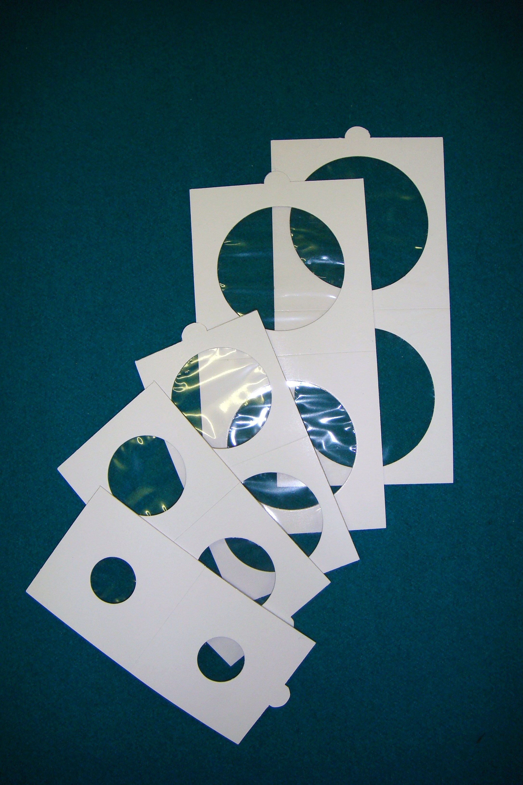 Холдеры для монет самоклейки, d 35,0 mm. Упаковка 50 шт Hartberger