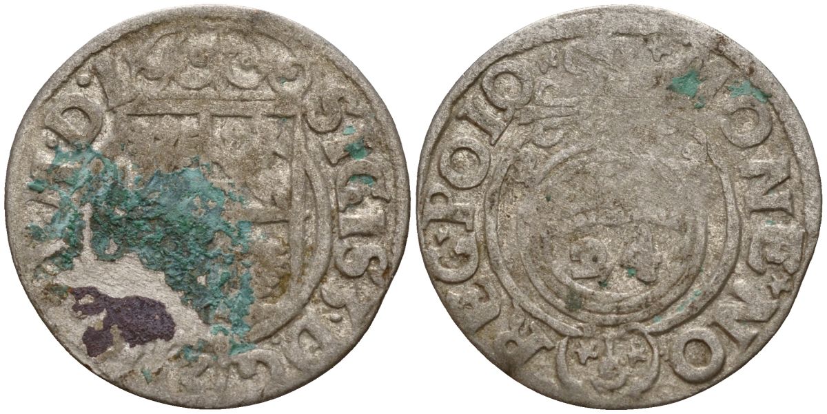 Польша 3 полкера (3 полторака - 1 крейцер) ND (1620-1627) Сигизмунд III Ваза (1587-1632) KM 41 серебро 4158-742