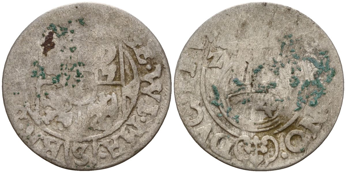 Бранденбург-Пруссия 3 полкера (3 полторака - 1 крейцер) ND (1624-1635) KM 116 серебро 4158-1113