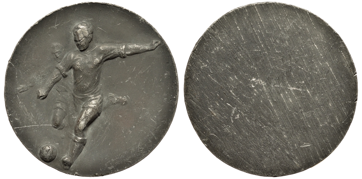 Германия медаль ND футбол атака, диаметр 50 мм. вес 56,9 гр. железо 1093-2-23