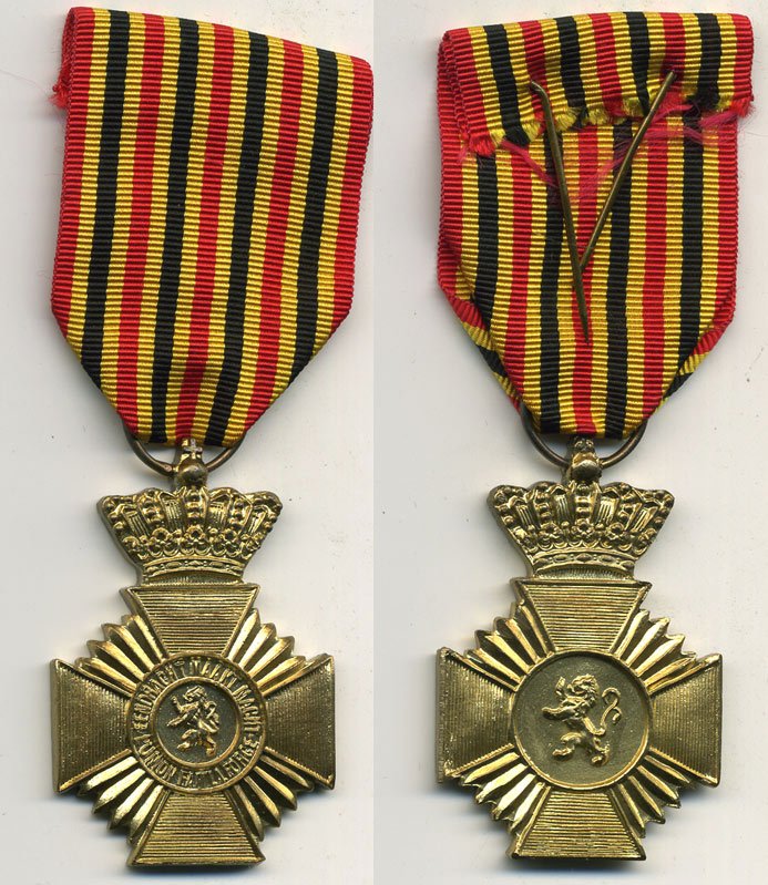 БЕЛЬГИЯ МЕДАЛЬ L'UNION FAIT LA FORCE SH2-4RL