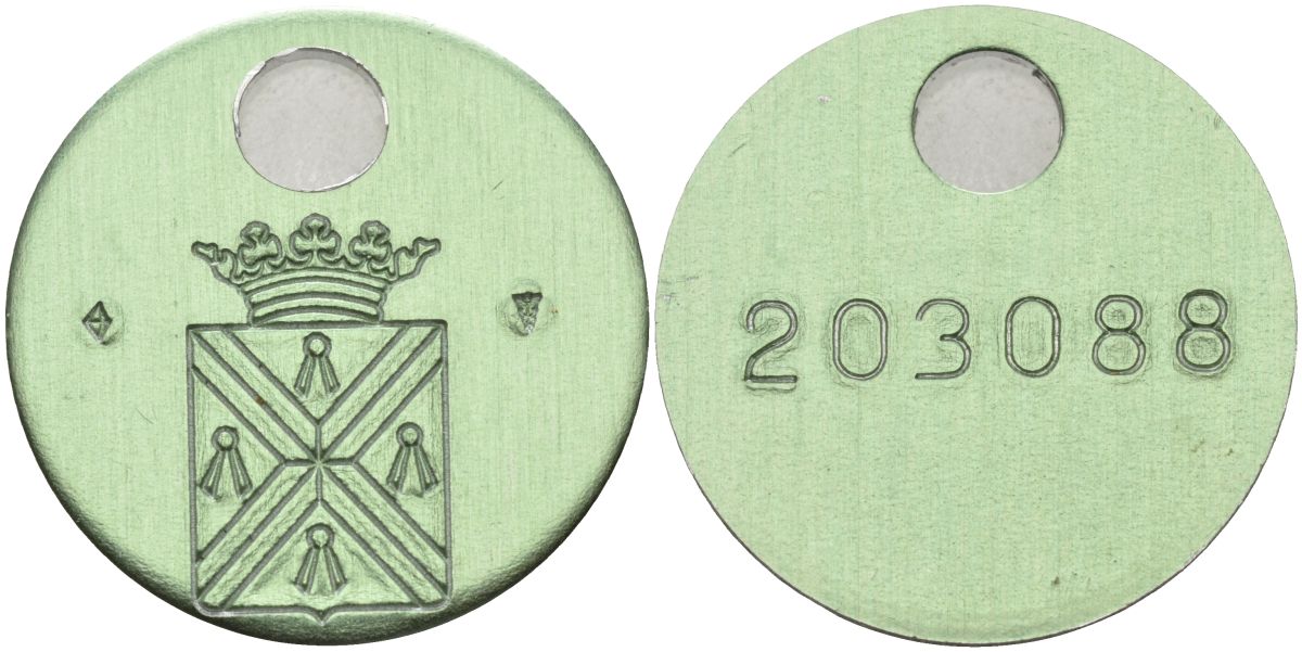 Нидерланды, Вихен жетон ND 203088 4368-613