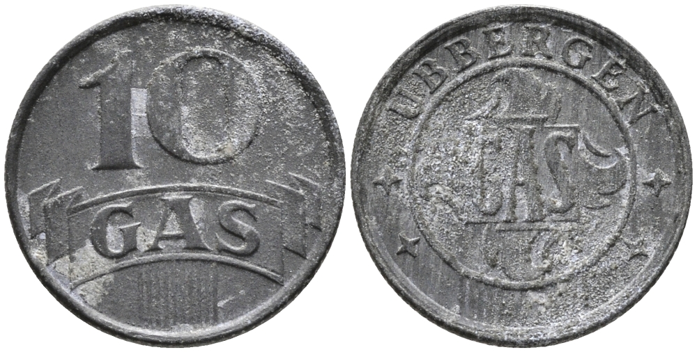 Нидерланды, Харлинген жетон на газ в 10 центов ND (1942) 99-1151