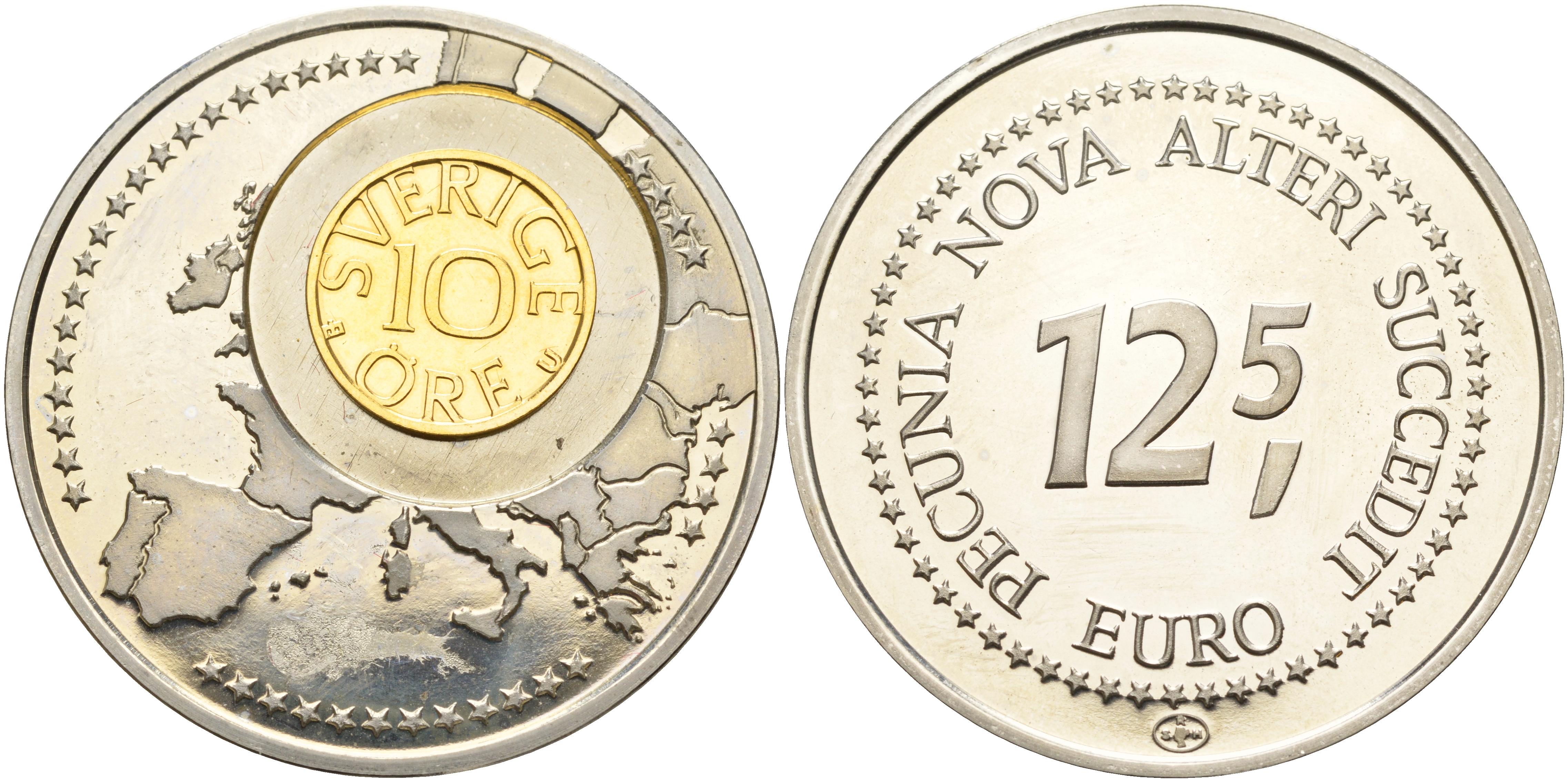 Швеция медаль в 12,5 евро монета на монете медно-никель UNC 01-234-41