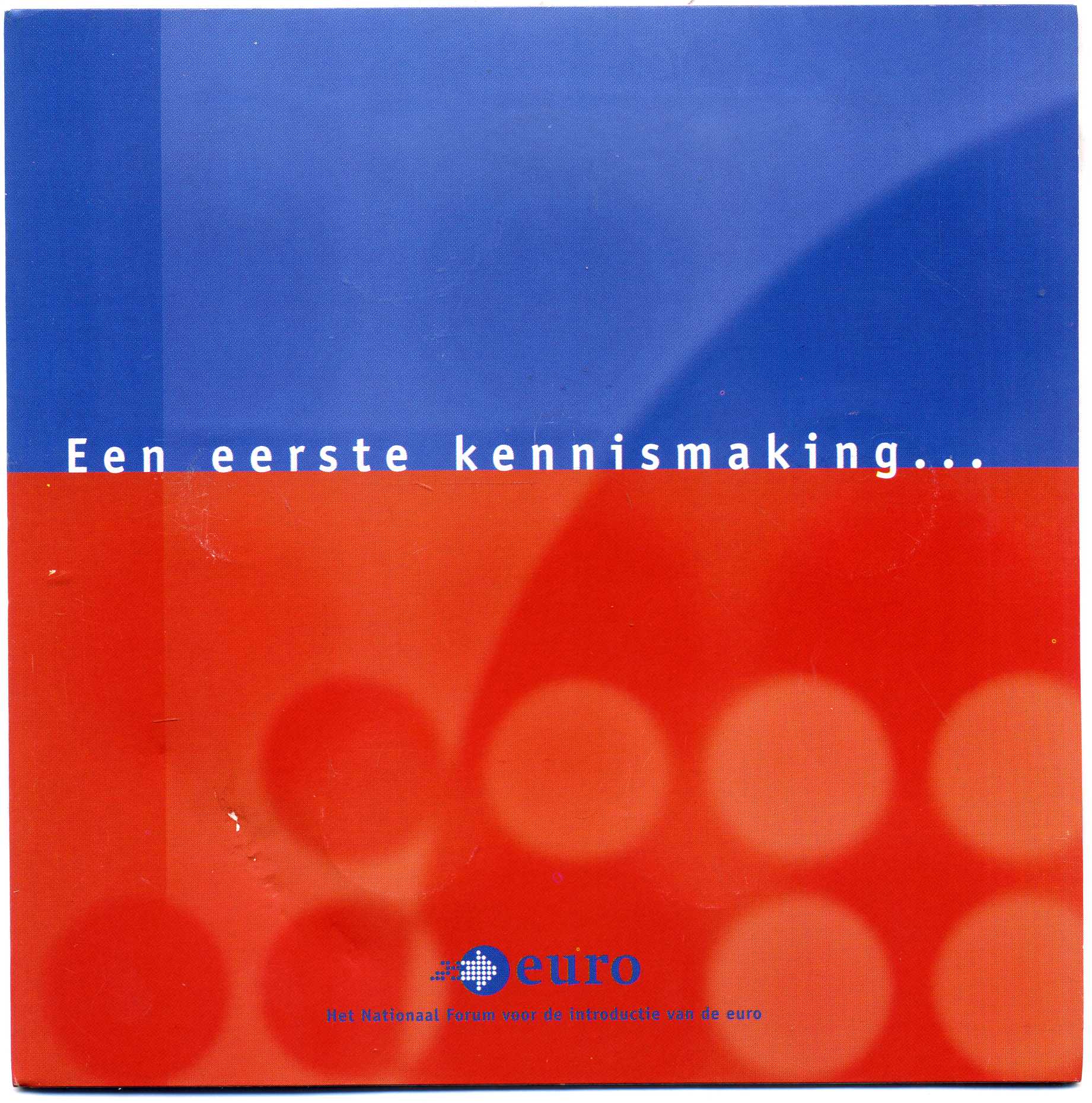 Нидерланды евронабор из 8 монет 1999-2001 официальный выпуск, в картонном буклете, с описанием  биметалл  UNC  7-5-6-02