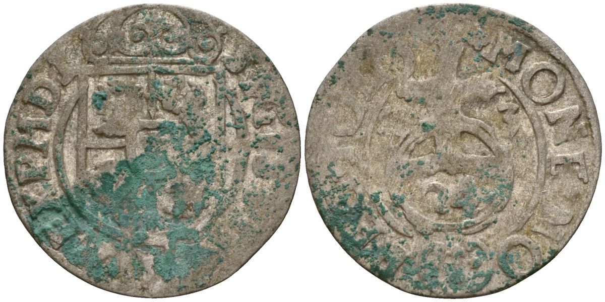 Польша 3 полкера (3 полторака - 1 крейцер) 1623 Сигизмунд III Ваза (1587-1632) Gorecki B.23 серебро 4158-1257