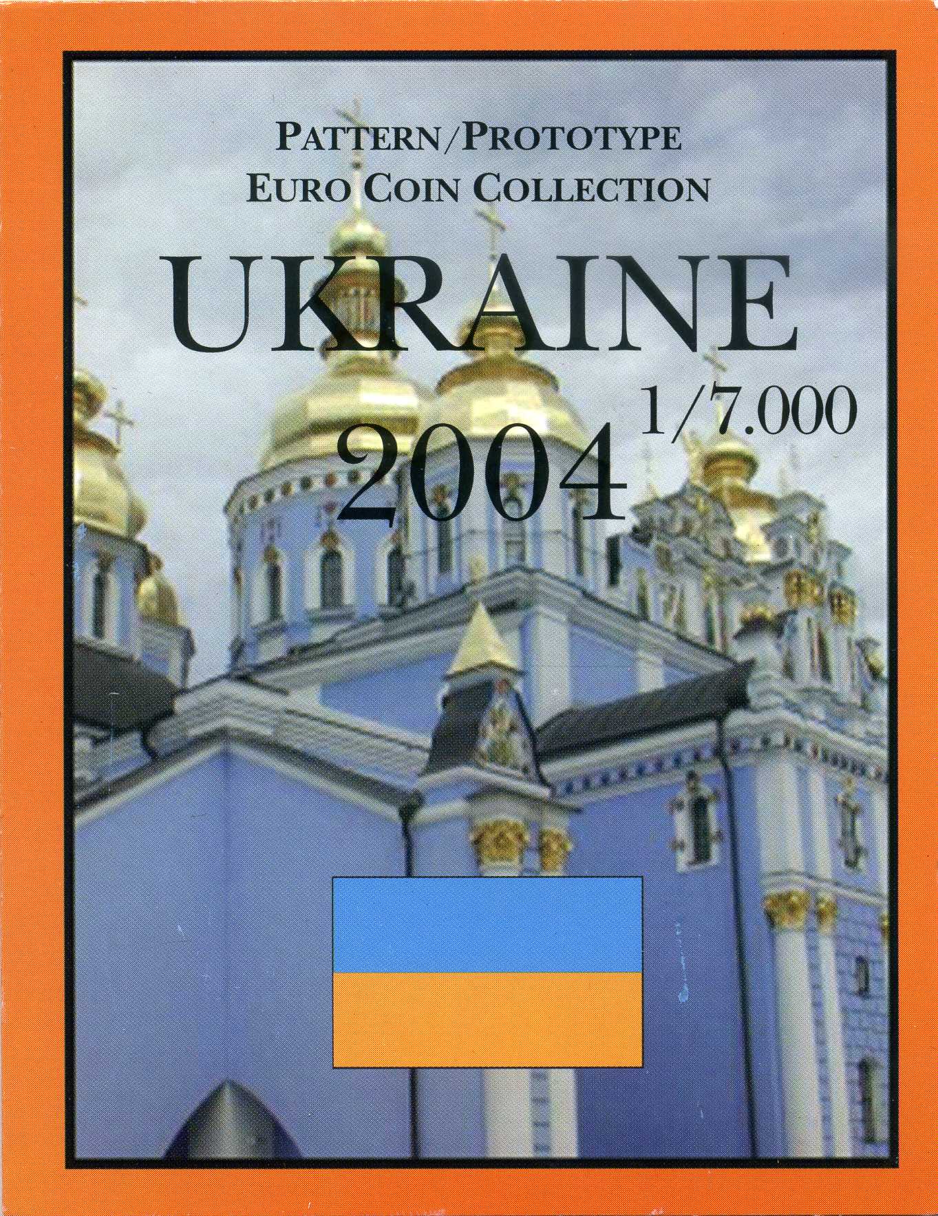 Украина набор из 8 монет 2004 1 евроцент-2 евро, европробники, в оригинальном буклете UNC 00-00-00