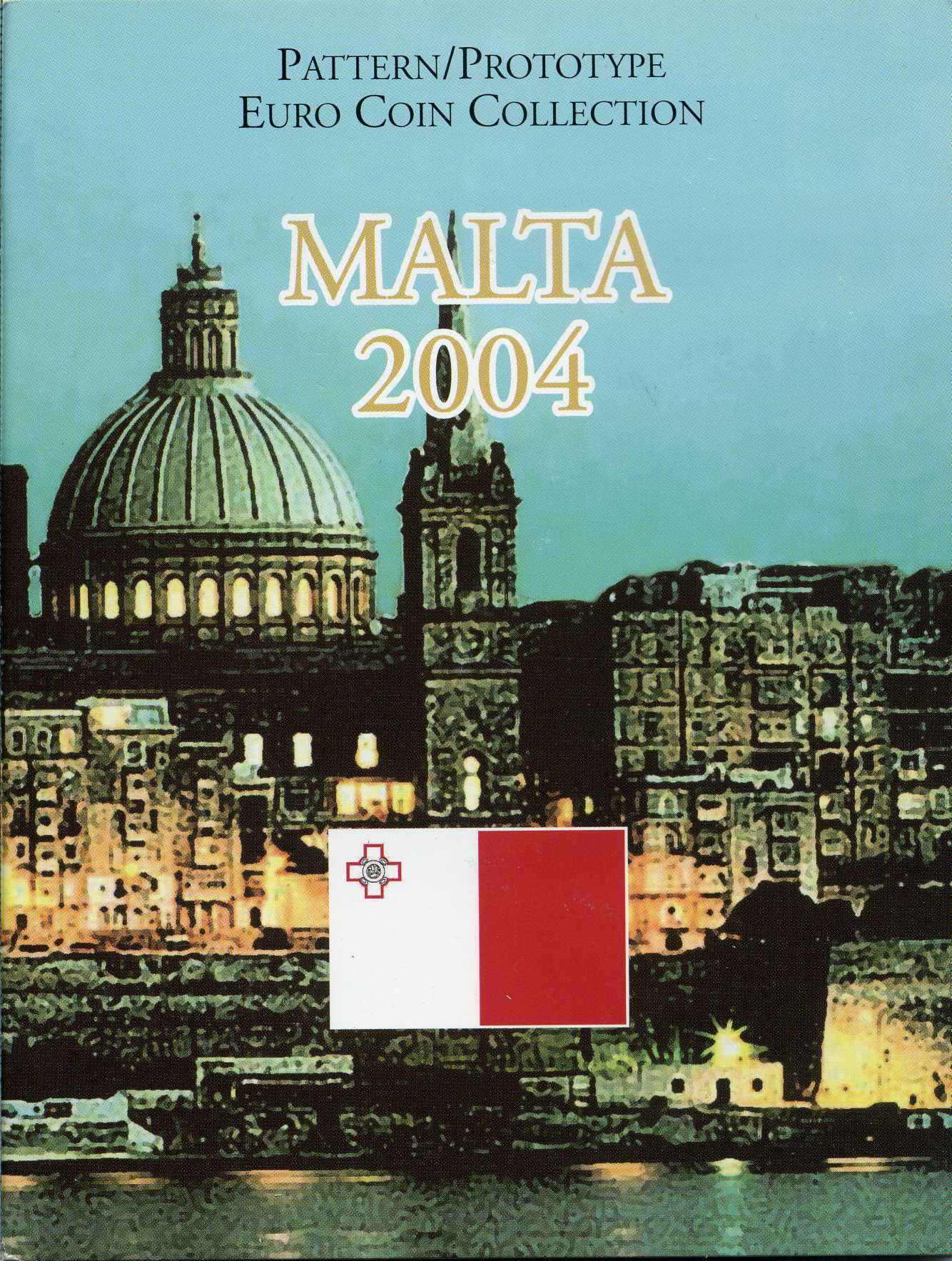 Мальта набор из 8 монет 2004 европробники, PROBE, ESSAI, в оригинальном картонном буклете UNC 00-00
