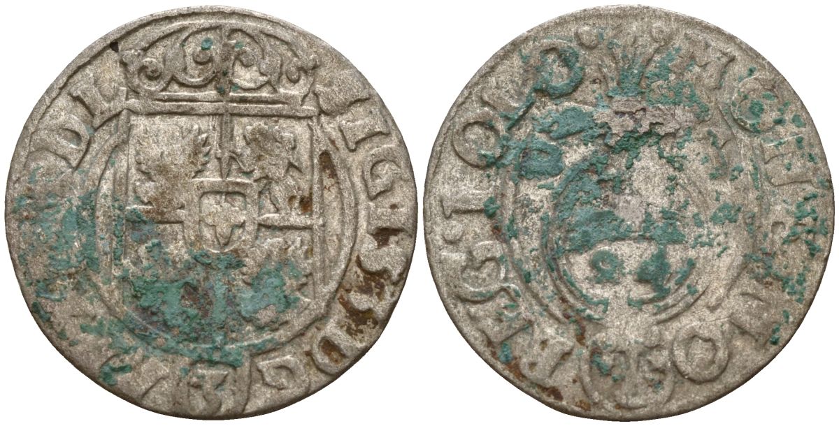 Польша 3 полкера (3 полторака - 1 крейцер) ND (1620-1627) Сигизмунд III Ваза (1587-1632) KM 41 серебро 4158-1164