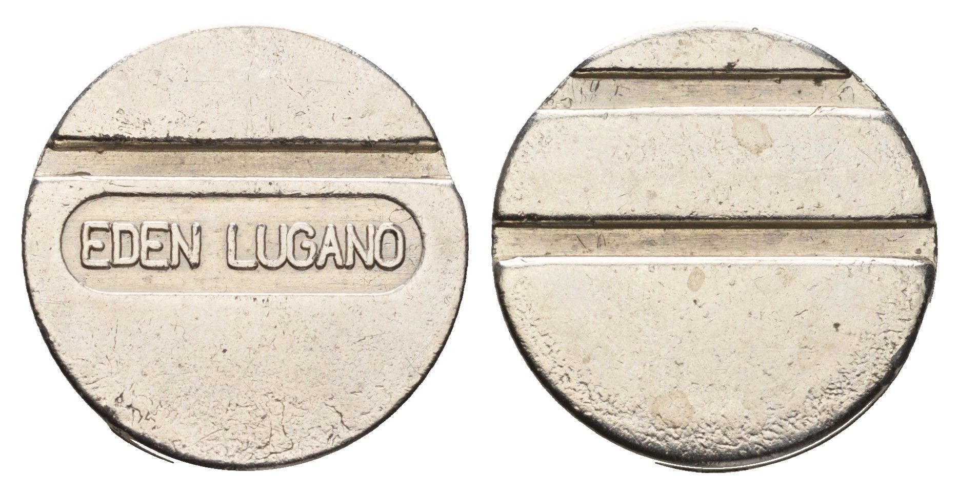 Швейцария, Лугано жетон отеля "eden lugano" диаметр 24 мм, вес 5,4 гр никель 4670-534