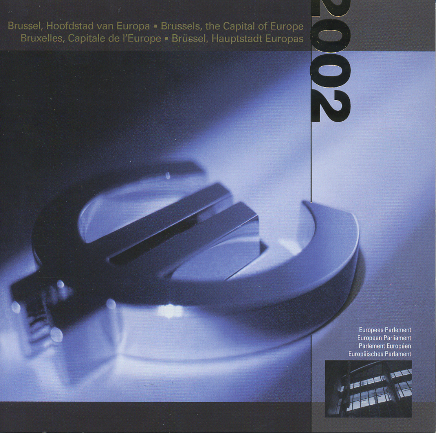 Бельгия евронабор из 24 монет + жетон 2002 12 монет по 1 евроценту, стран вступивших в Евросоюз и 12 монет по 2 евроцента, в оригинальном буклете UNC 2-5-1-27