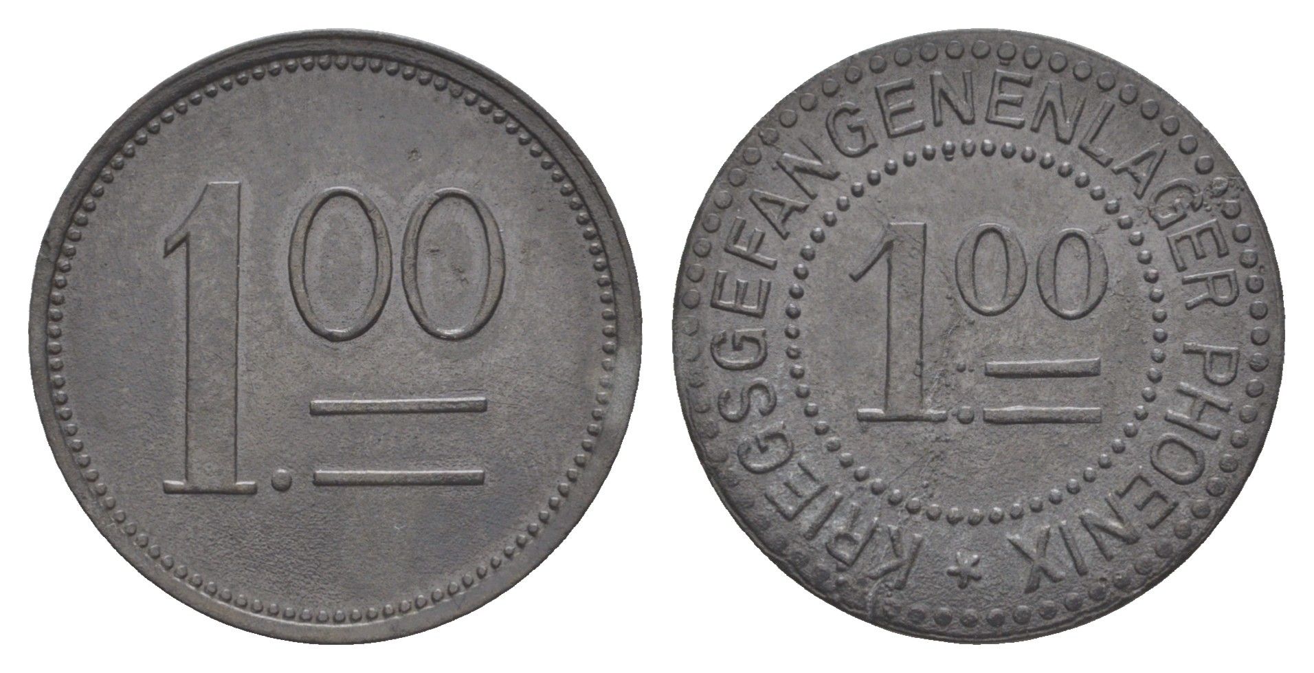 Херде 1 марка ND лагерь военнопленных Men05 11722.11, Men18 14670.11 1528-621