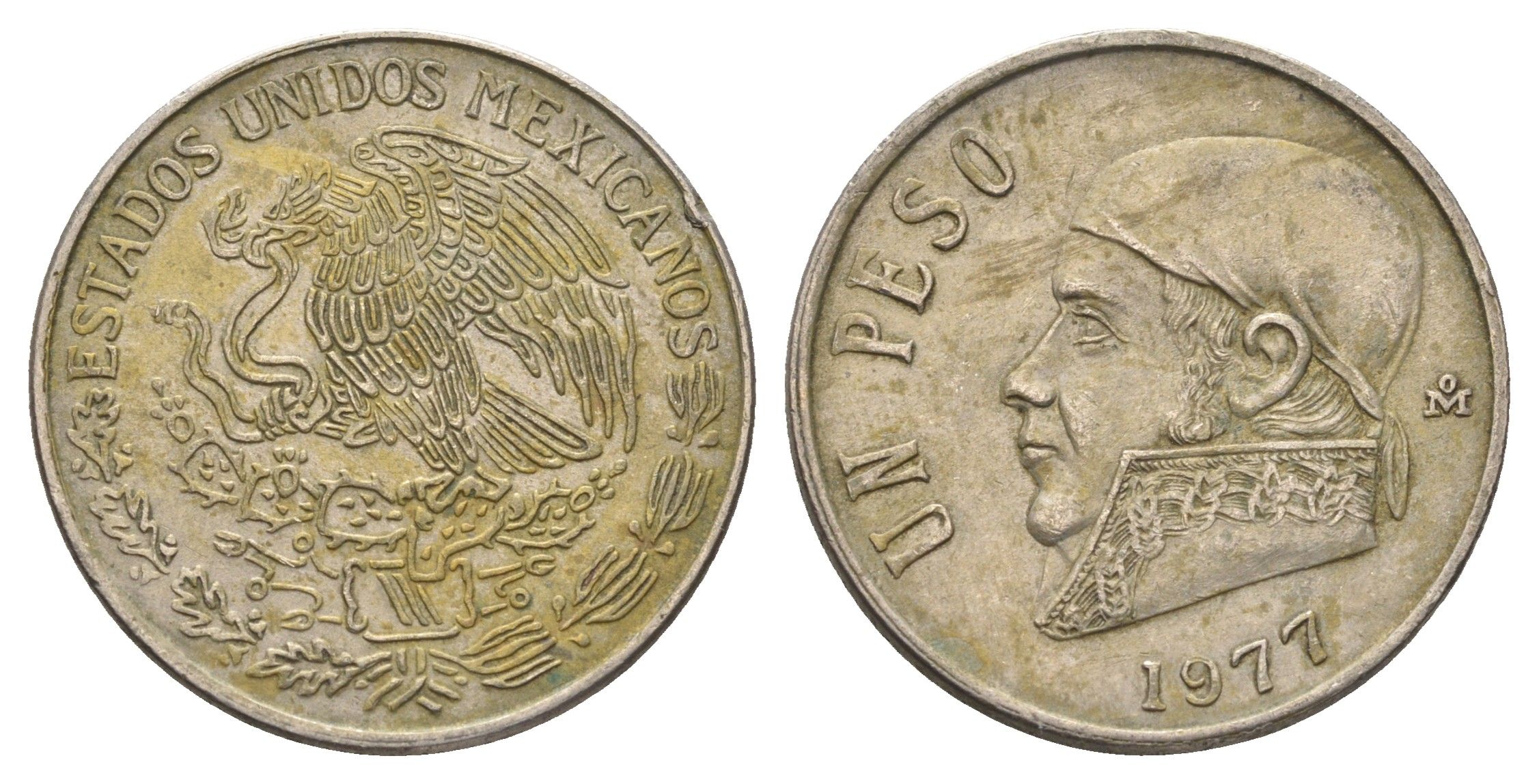 Мексика 1 песо 1977 Хосе Мария Морелос KM 460 медно-никель 4663-1025