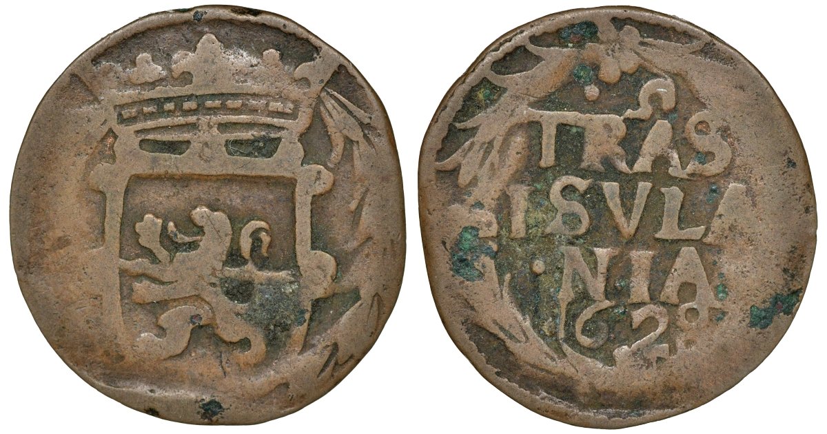 Нидерланды, Оверэйсел 1 дуит 1628 медь 4132-1242