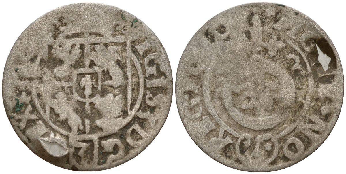 Польша 3 полкера (3 полторака - 1 крейцер) ND (1620-1627) Сигизмунд III Ваза (1587-1632) KM 41 серебро 4158-1143