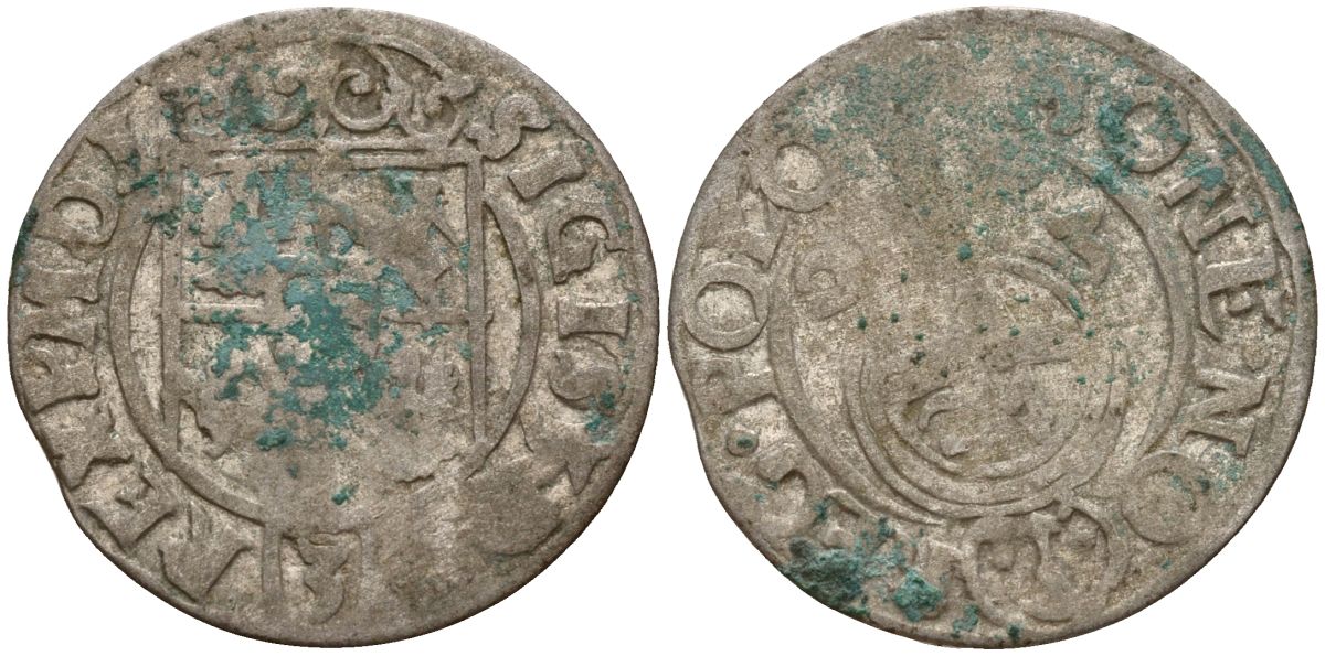 Польша 3 полкера (3 полторака - 1 крейцер) 1623 Сигизмунд III Ваза (1587-1632) Gorecki B.23 серебро 4160-115