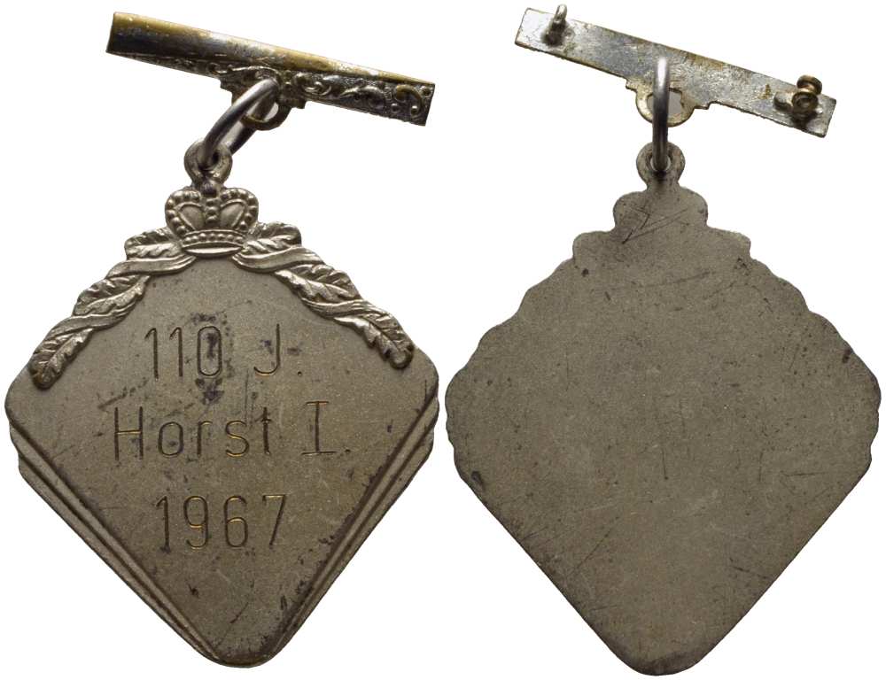 Германия медаль 1967 соревнования по стрельбе. Первое место 110 J HORST I      1078-1-44