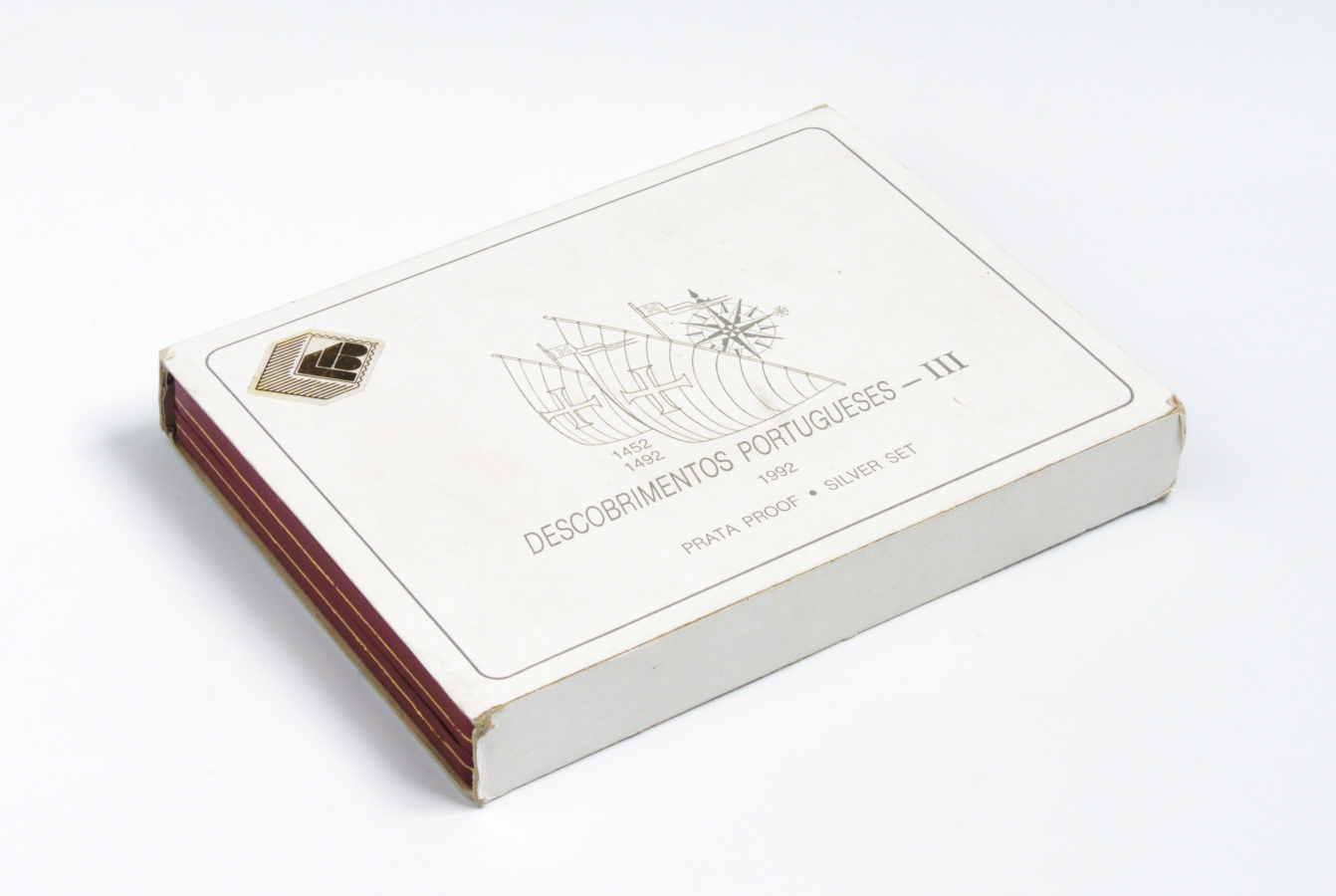 Португалия набор из 4 монет по 200 эскудо 1992 Великие Португальские открытия, серия III, сертификат, коробка KM 658a, 659a, 660a, 661a серебро PROOF 1-4-6-13