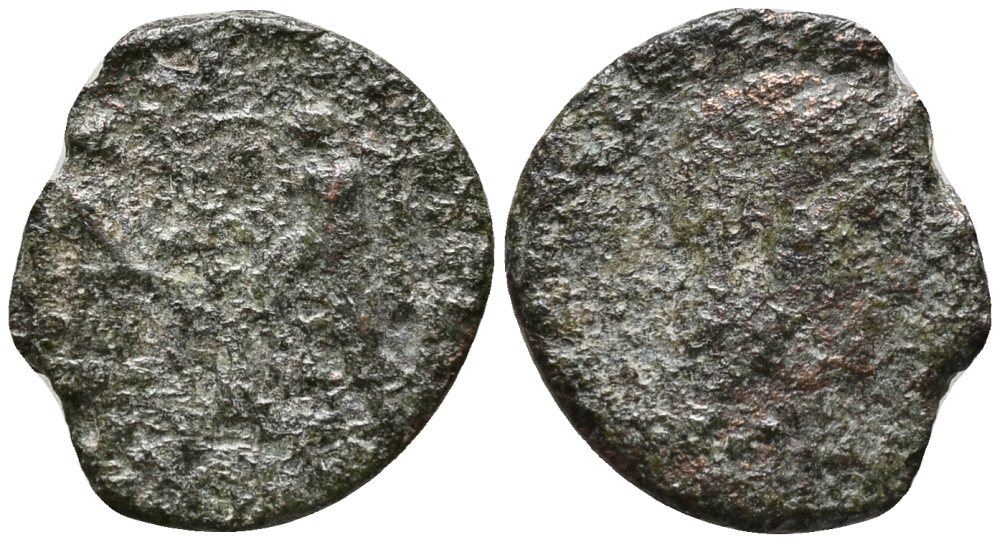 Римская Империя нуммий ND Константин I Великий? бронза 3999-1165