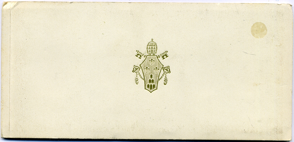 Ватикан набор из 5 монет 1975 5, 10, 20, 50, 100 лир, в оригинальном буклете KM MSA80 (KM 126-130) UNC 5-4-3-31