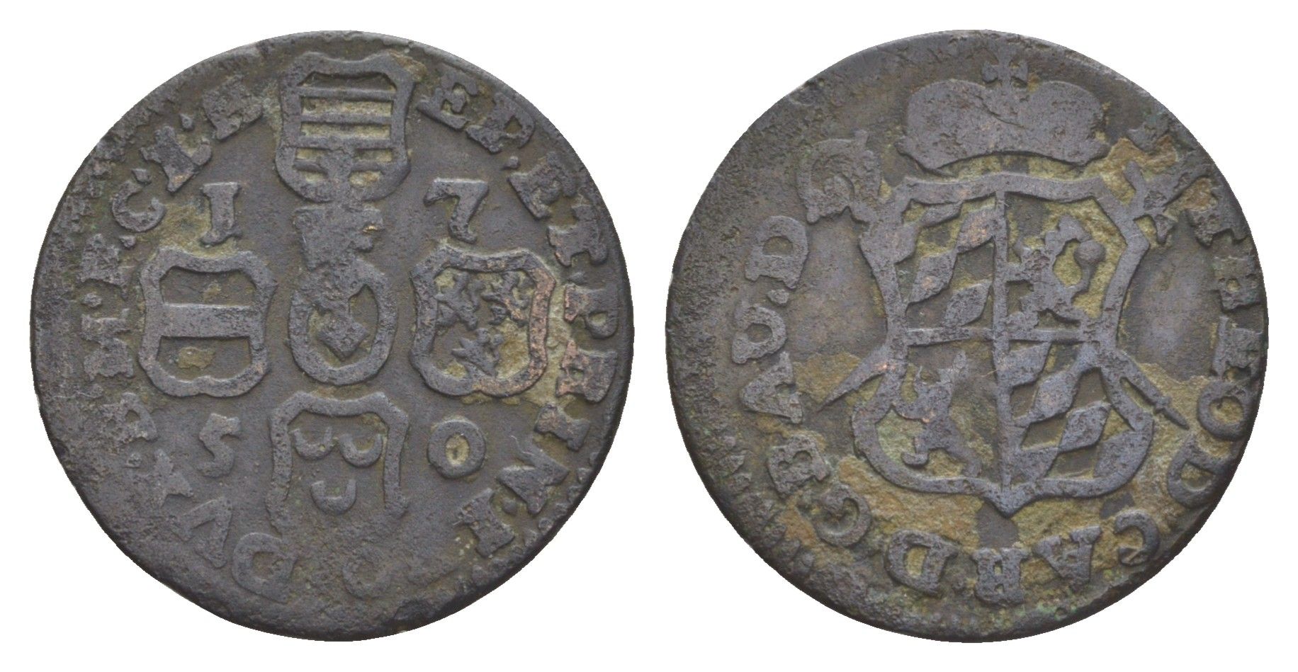 Льеж 1 лиард 1750 KM 155 медь 4644-767