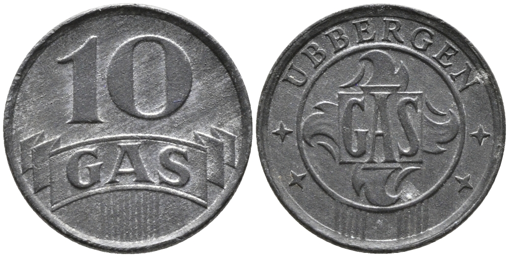 Нидерланды, Харлинген жетон на газ в 10 центов ND (1942) 99-1144