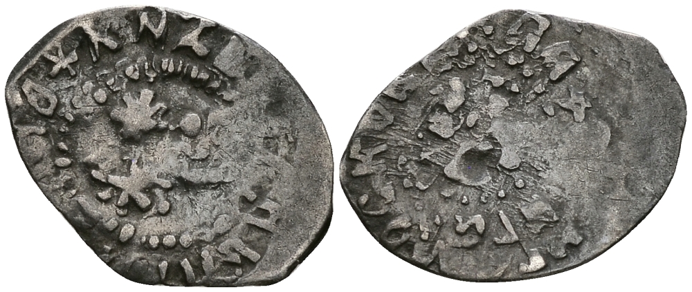 ВЕЛИКОЕ КНЯЖЕСТВО МОСКОВСКОЕ ДЕНГА середина 15 в. ВАСИЛИЙ II ВАСИЛЬЕВИЧ ТЕМНЫЙ ИЛИ ИВАН III ВАСИЛЬЕВИЧ, 0,37 гр Гулецкий/Петрунин 751 серебро 262-1625