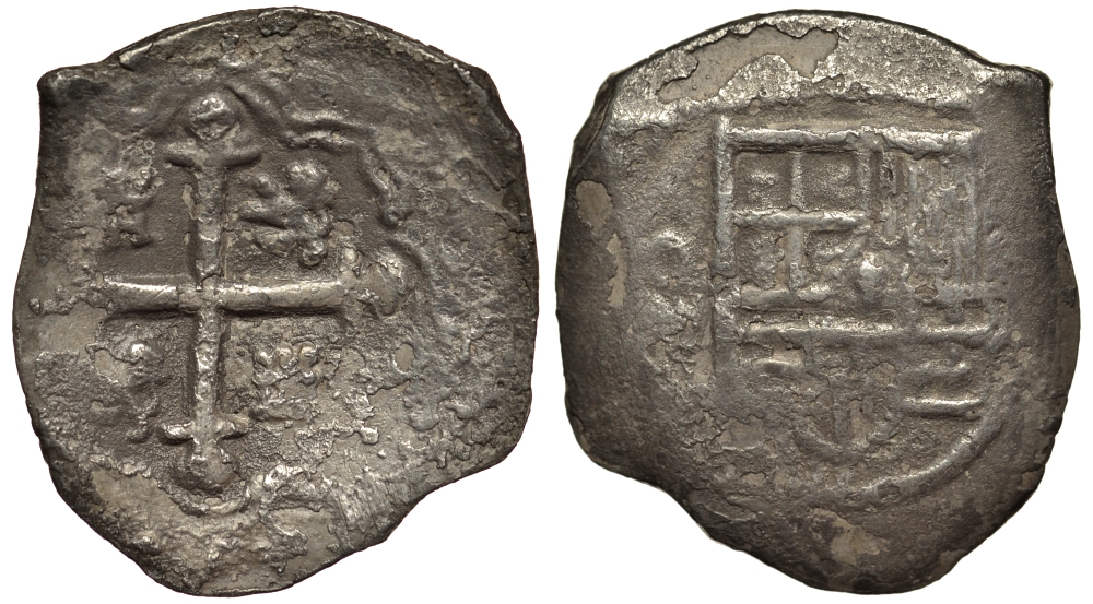 Испания 2 реала 1598-1621 Филипп III Испанский  серебро    1530-825