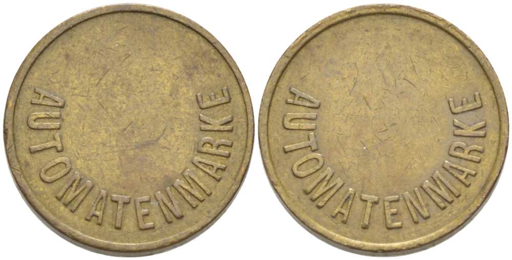 ГЕРМАНИЯ ЖЕТОН ДЛЯ АВТОМАТА ND AUTOMATENMARKE, ДИАМЕТР 19 ММ. латунь 217-712