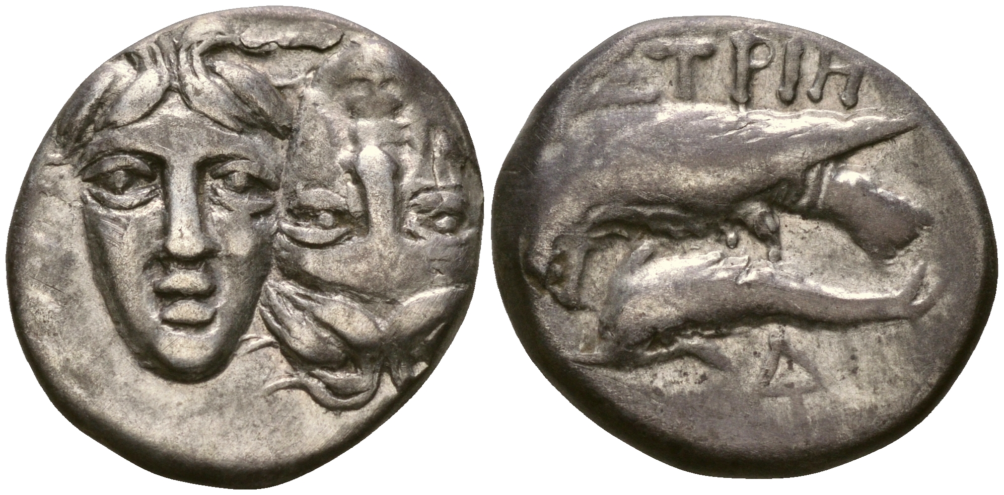 Истрия, статер, 450-400 гг до н.э., серебро 4,16 гр 270-133