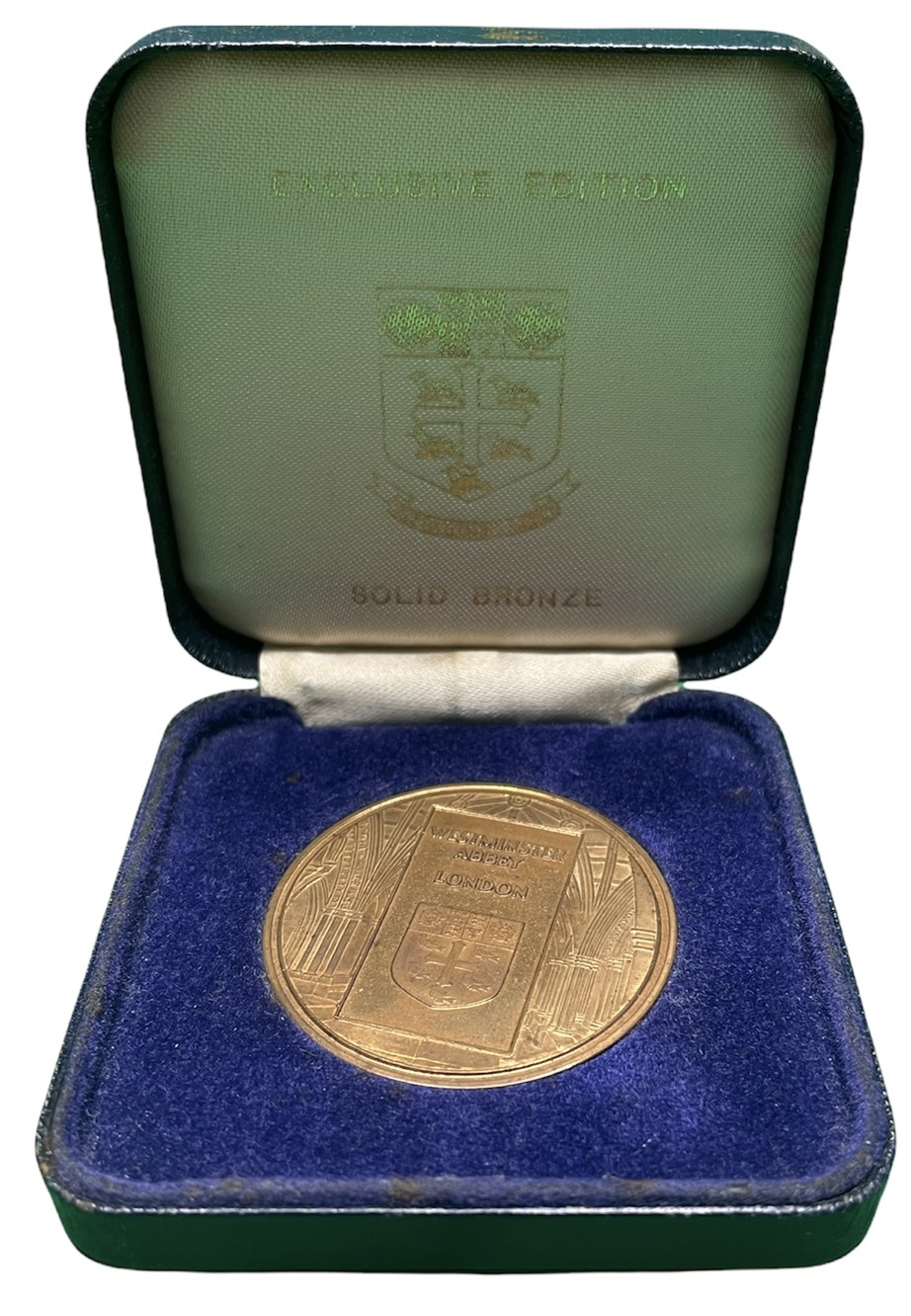 Англия медаль ND Вестминстерское аббатство в Лондоне  бронза  PROOF  5-6-1-30