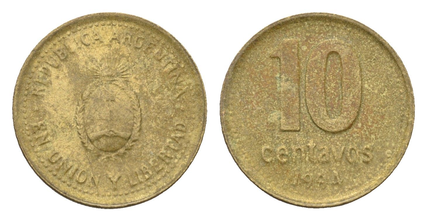 Аргентина 10 сентаво 1994 KM 107 алюминиевая бронза 4664-565