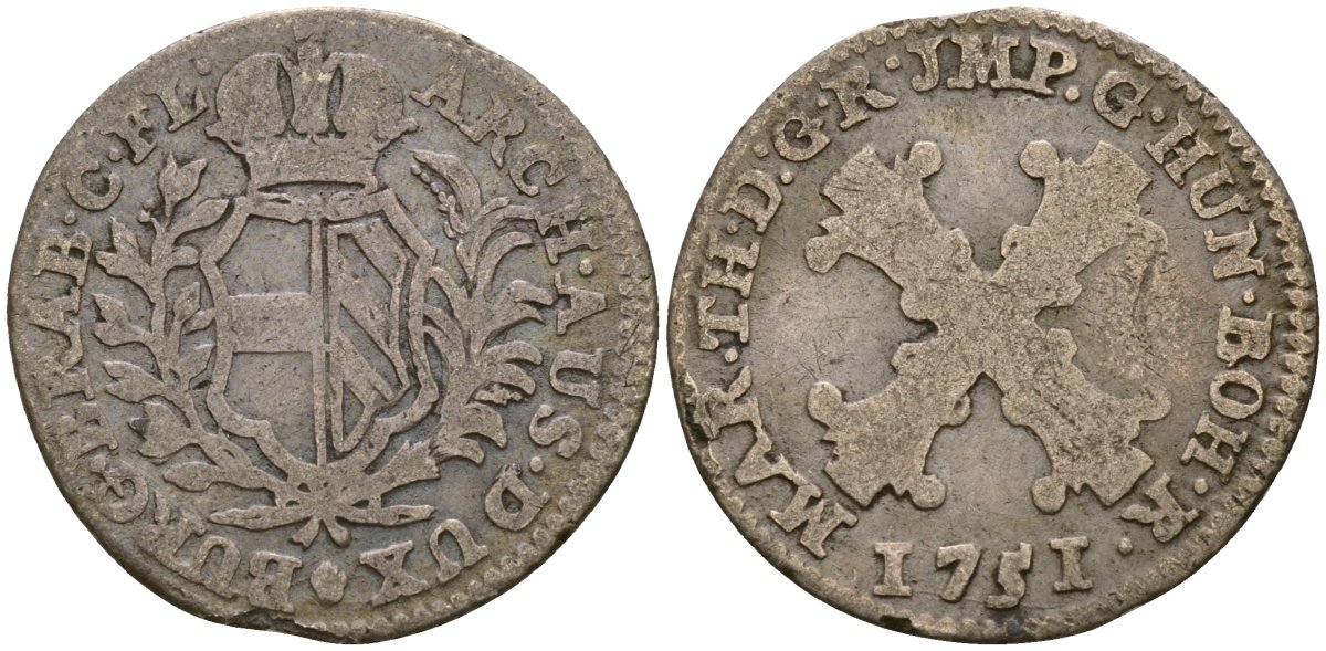 Нидерланды Австрийские 10 лиардов 1751 KM 12 биллон 272-1145