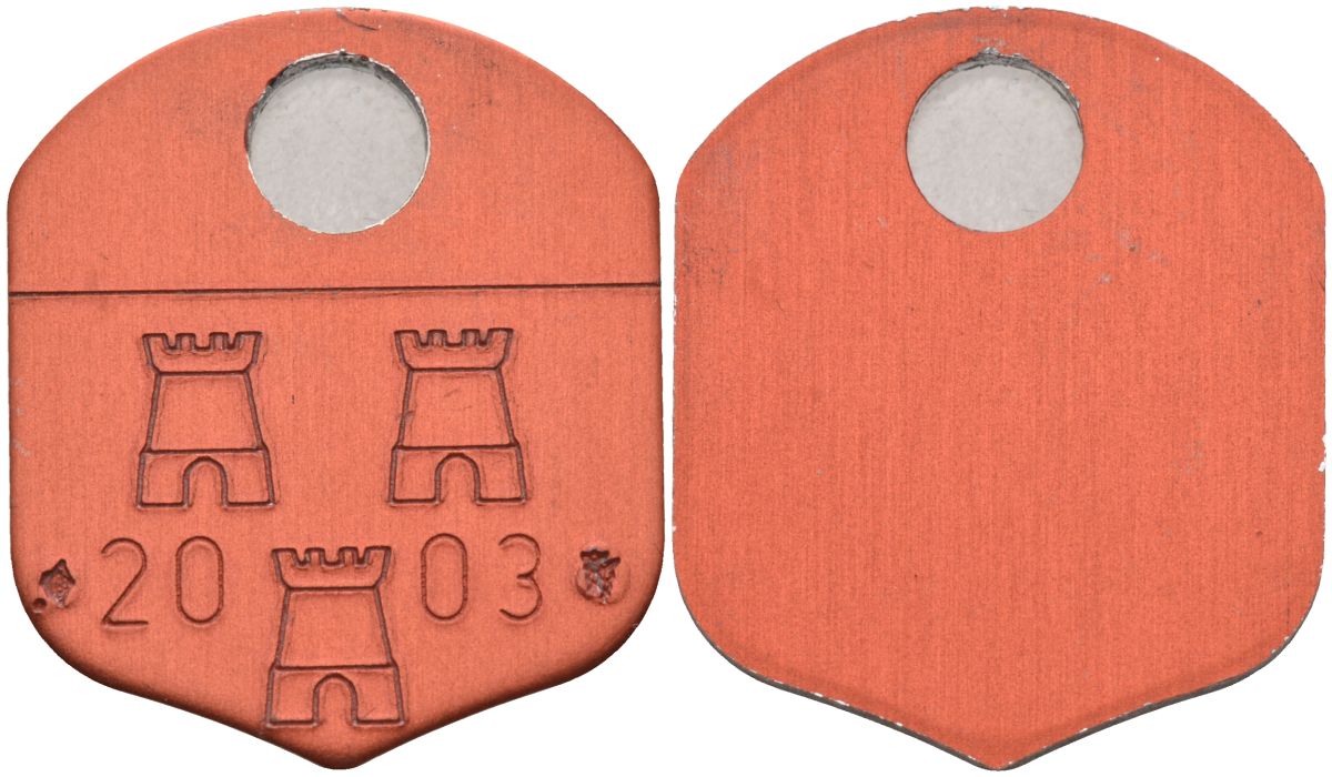 Нидерланды, Эттен-Лёр жетон 2003 4368-534