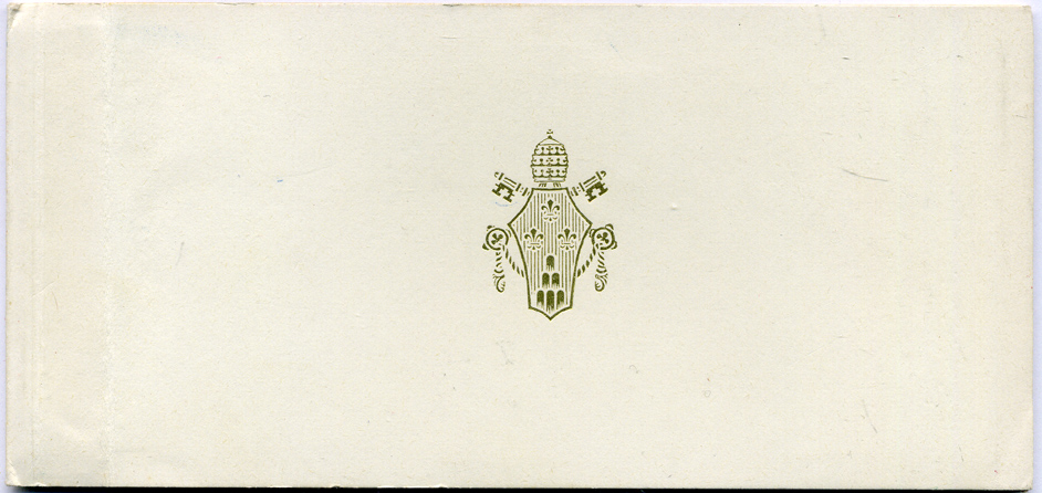 Ватикан набор из 5 монет 1975 5, 10, 20, 50, 100 лир, в оригинальном буклете KM MSA80 (KM 126-130) UNC 5-4-3-32