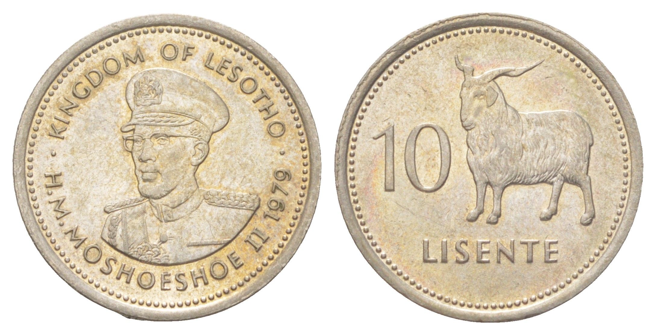 Лесото 10 лисенте 1979 KM 19 медно-никель UNC 4623-1257