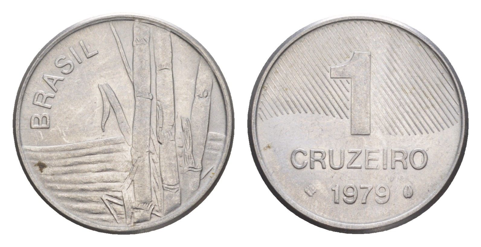 Бразилия 1 крузейро 1979 KM 590 нержавеющая сталь UNC 4644-462