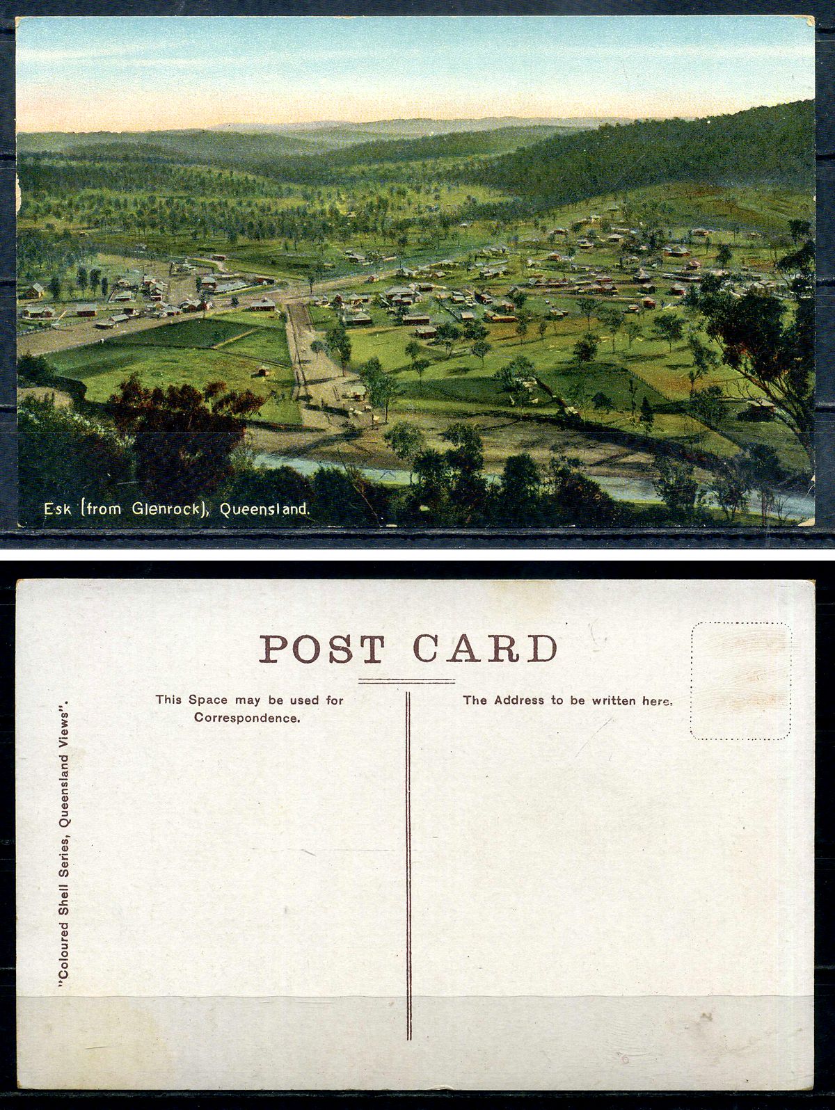Австралия post card - открытка Эск, из Гленрока, Квинсленд 2193-56