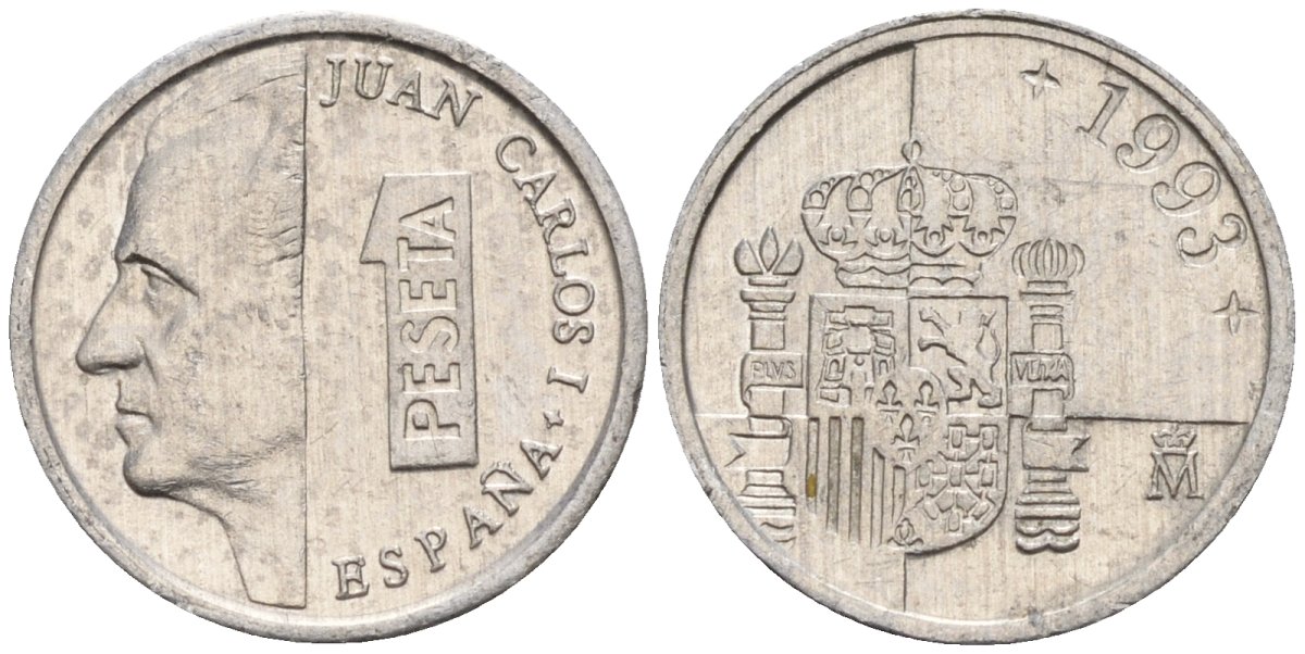 Испания 1 песета 1998 Хуан Карлос I (1975 - 2014) KM 832 алюминий 4154-519