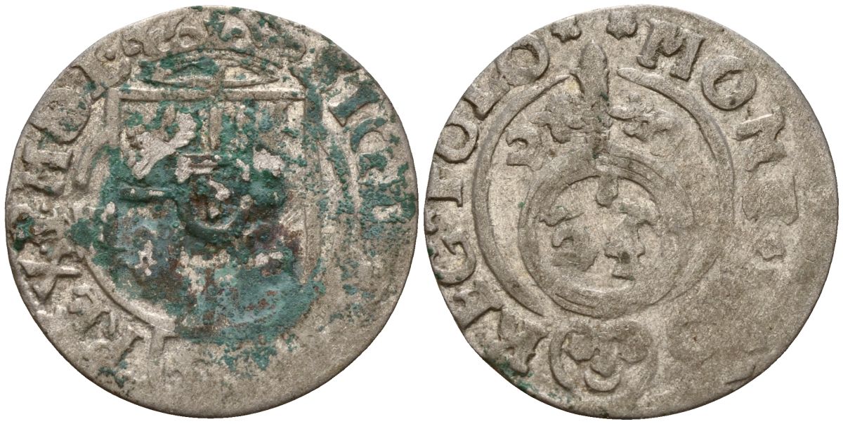 Польша 3 полкера (3 полторака - 1 крейцер) 1624 Сигизмунд III Ваза (1587-1632) Gorecki B.24, KM 41 серебро 4158-955