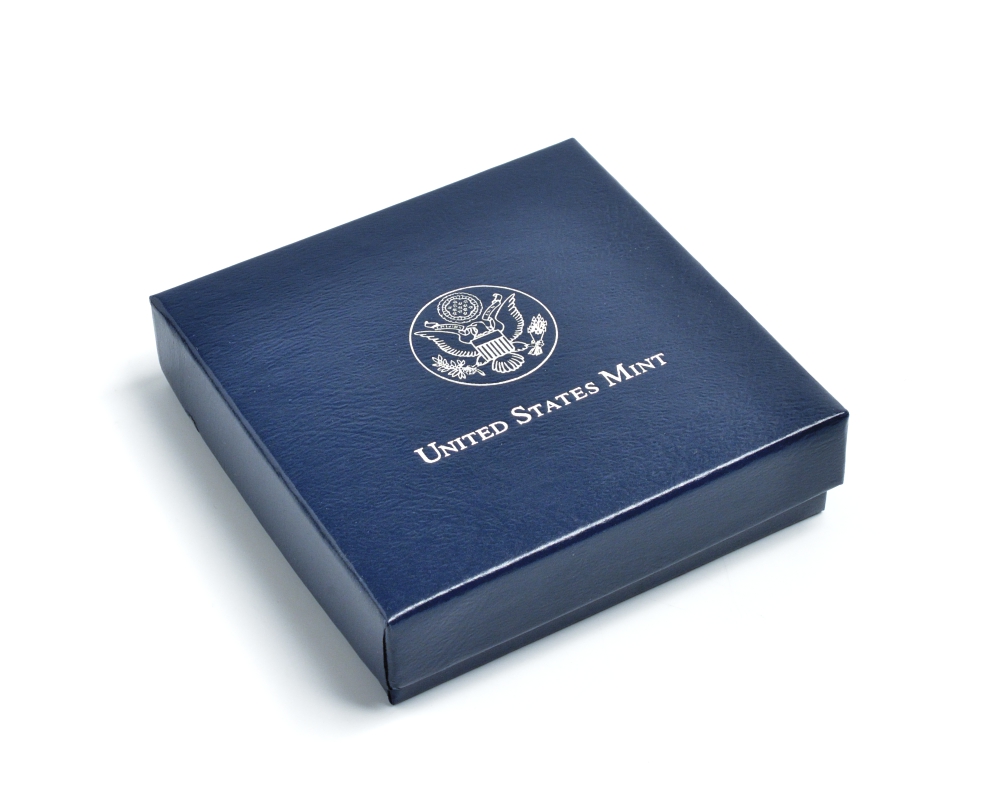 США 1 доллар 2010 W, американские ветераны-инвалиды, в оригинальной коробке KM 479 серебро PROOF 00-00