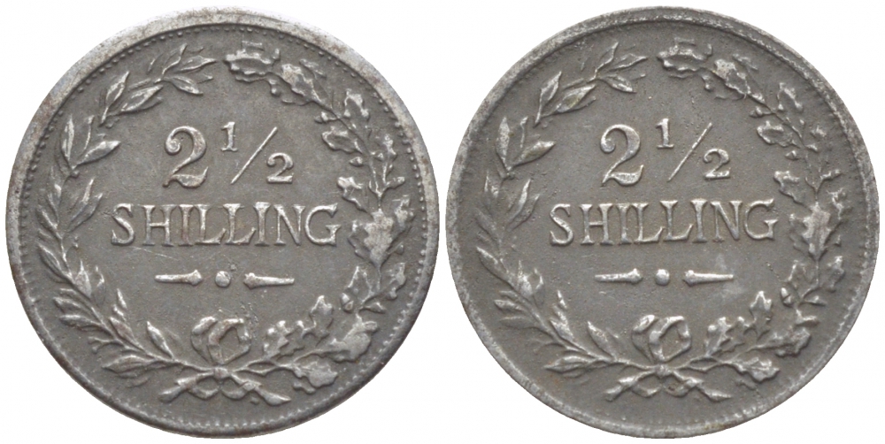 ЮАР 2-1/2 шиллинга 1910 SPEELGELD, нотгельд, игровой жетон железо 112-458