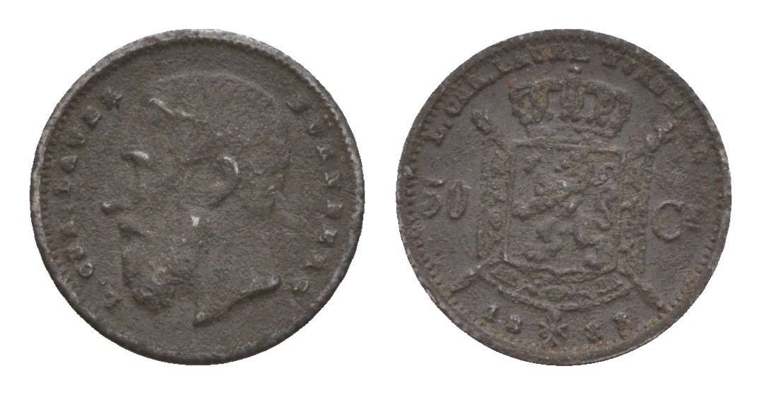 Бельгия игровой жетон в 2 франка 1888 диаметр 12,75 мм, вес 0,63 гр цинк железо 4651-1211